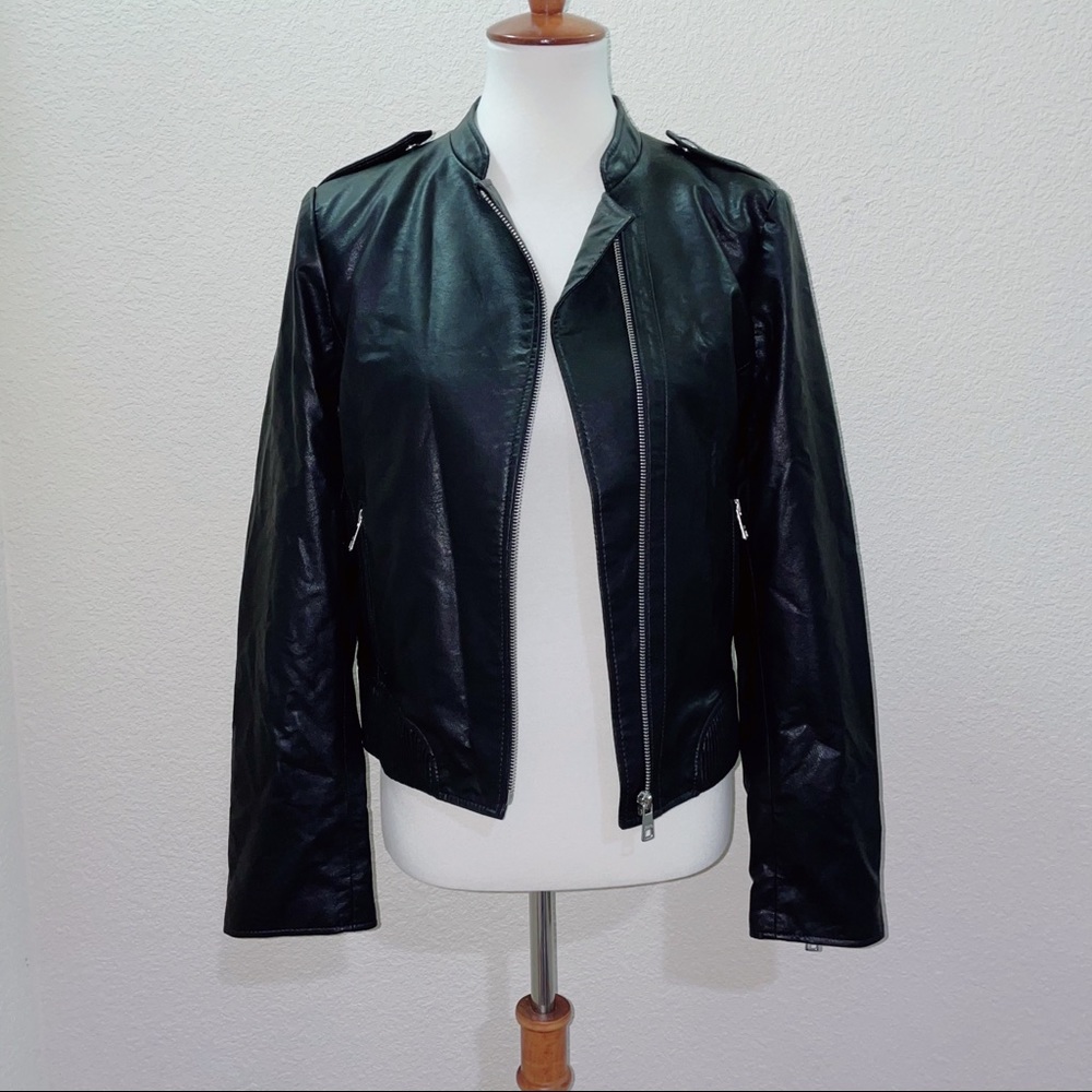 Banana Republic Black Leather Jacket